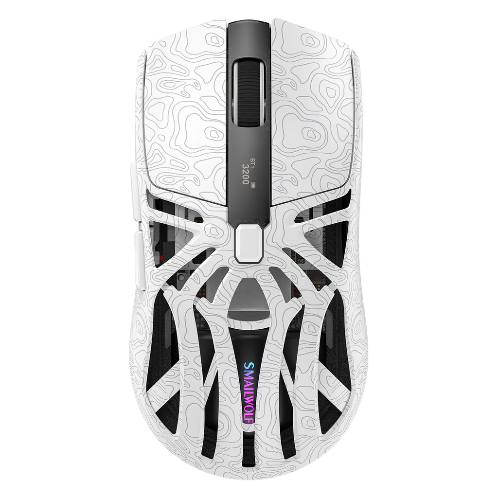 🔥🖱️ SMAILWOLF M8 Wireless RGB Gaming Mouse – 12000 DPI Tri-Mode