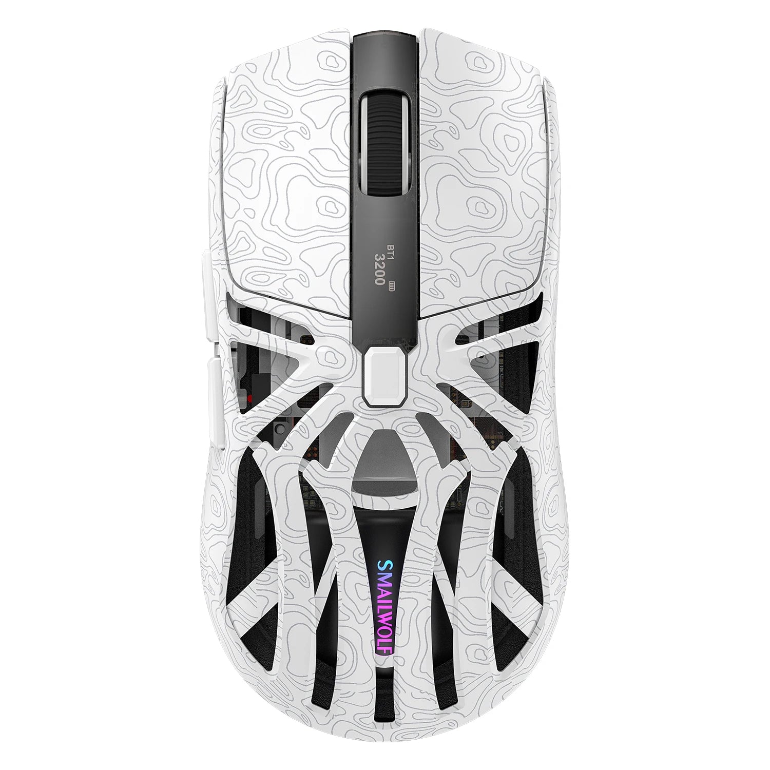 🔥🖱️ SMAILWOLF M8 Wireless RGB Gaming Mouse – 12000 DPI Tri-Mode