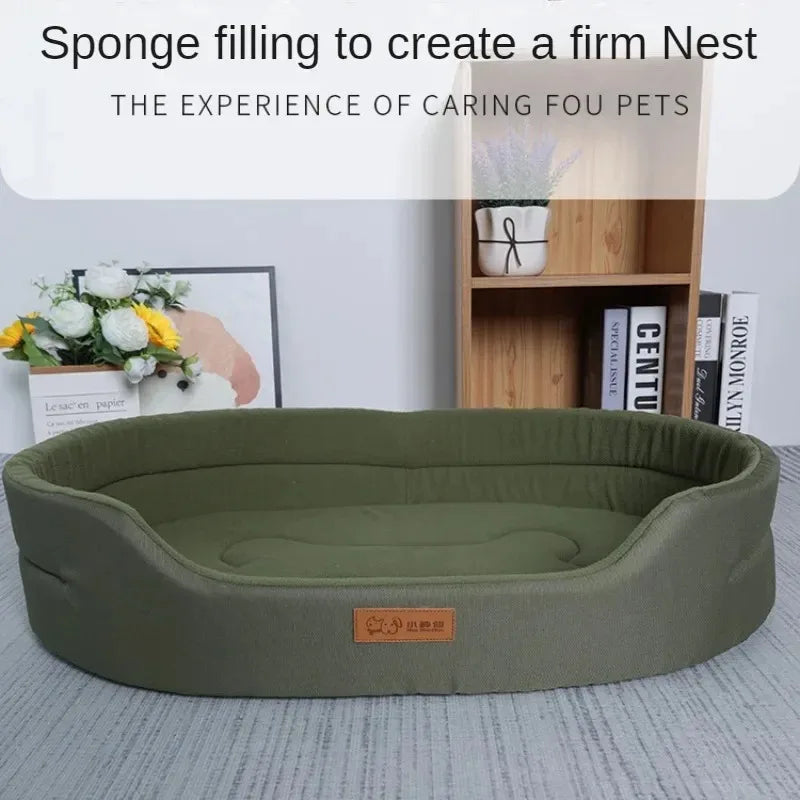 🐾🛏️ Winter Fluffy Dog Cushion Sofa Bed – Large & Medium Pets
