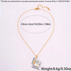 📖💙 To My Champion Son Book Necklace 🏆 | Engraved Openable Book Pendant with 6 Message Pages ✨ | Birthday Gift for Boys – My Little Hero 💪