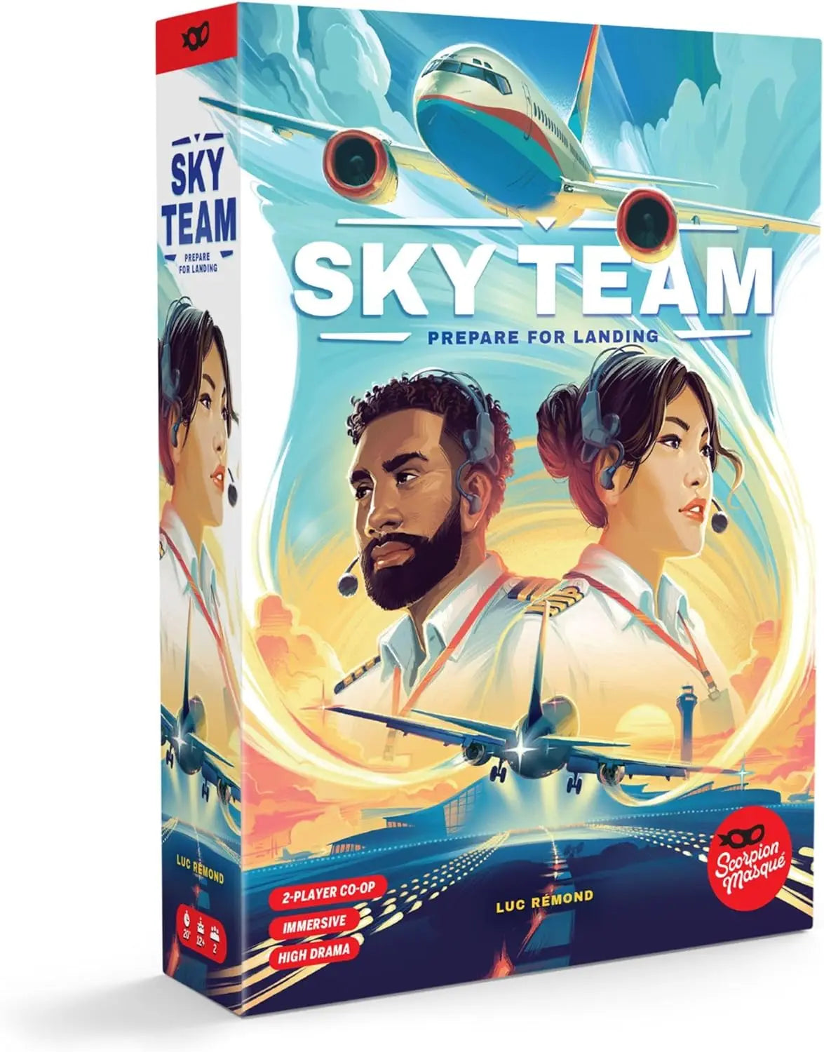 Sky Team – 2-Player Co-op Board Game by Scorpion Masqué | Ages 10+ | 20-Minute Gameplay✈️🎲