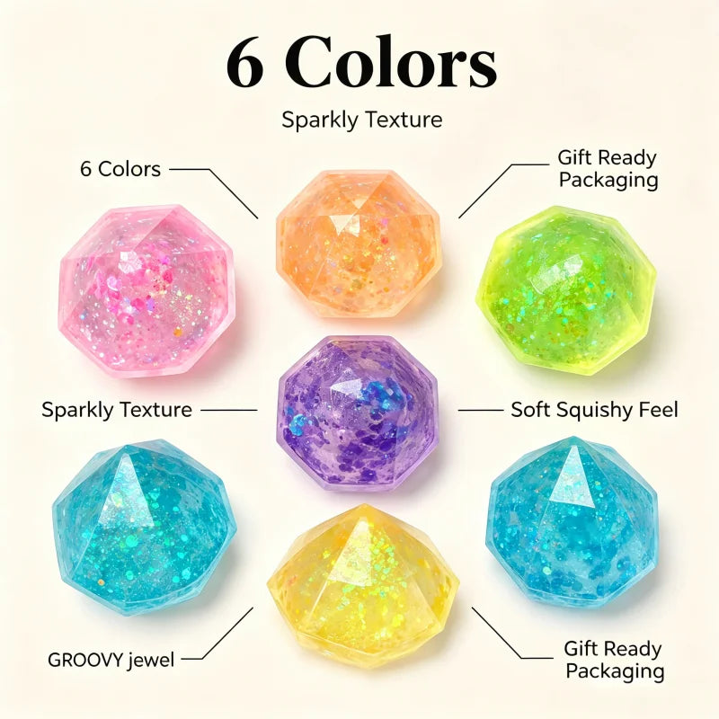 NeeDoh Diamond – Satisfying Sensory Squeeze Fidget Toy