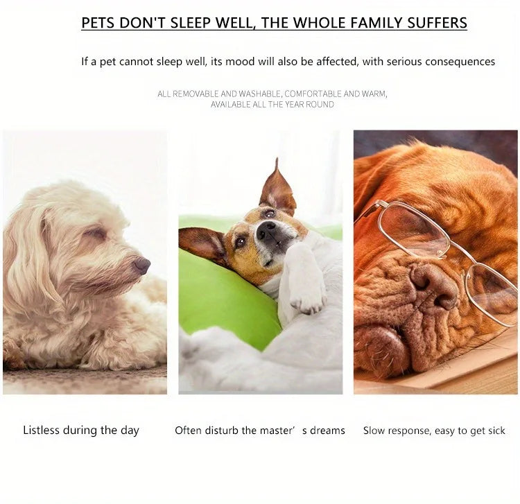🛋️🐾 Winter Plush Pet Bed Sofa – Cozy Dog & Cat Mat