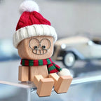 Shaking Wooden Man Figurine – Fun Desktop & Car Décor