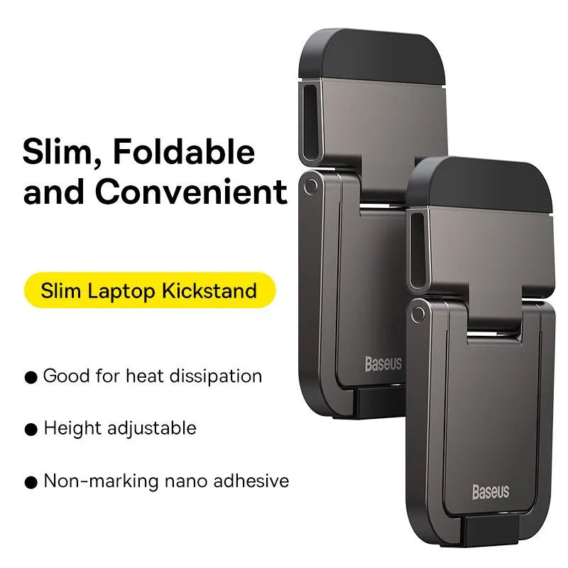 💻📐 Baseus Foldable Laptop Stand – Adjustable Portable Cooling Riser