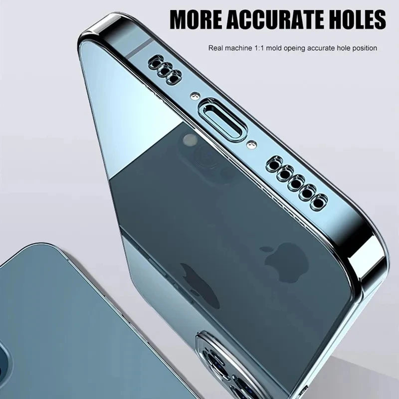 Transparent Soft TPU Silicone Case for iPhone – Clear Back Cover