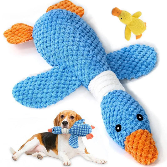 🐾🧸 Indestructible Squeaky Plush Toy – For Aggressive Chewers