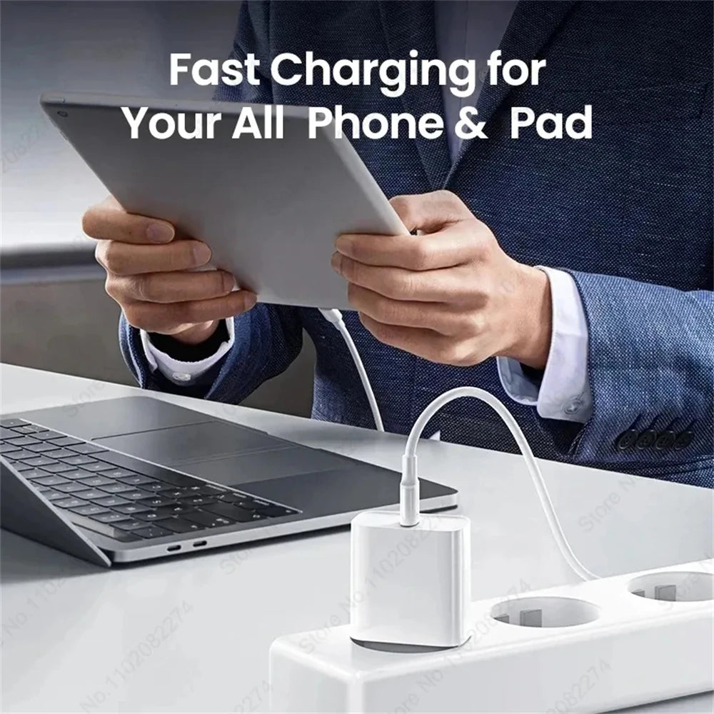 ⚡📱 40W USB-C Fast Charger for iPhone – PD Quick Charge Adapter + Cable