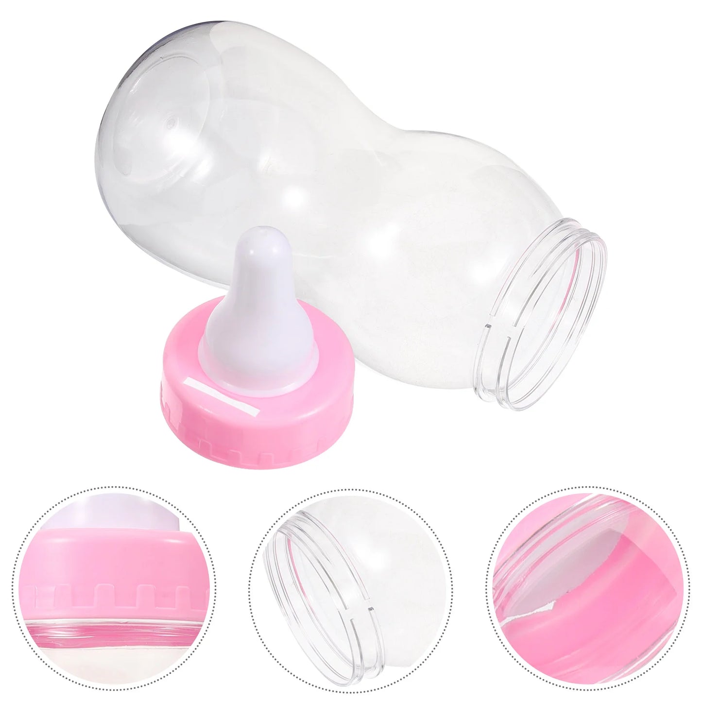 🍼✨ Funny Baby Bottle Piggy Bank – Lovely PVC Money Box for Kids | Cute Desktop Ornament & Birthday Gift