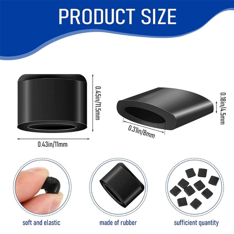 🍟✨ Air Fryer Grill Pan Crisper Plate Rubber Bumpers | Silicone Protective Feet Pads 🧩 | Heat-Resistant Replacement Accessories