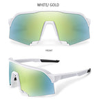 Cycling Sunglasses for Men and Women UV400 Available in 5 colors, these big-frame eyewear pieces are perfect for running, fishing, and other sports activities.