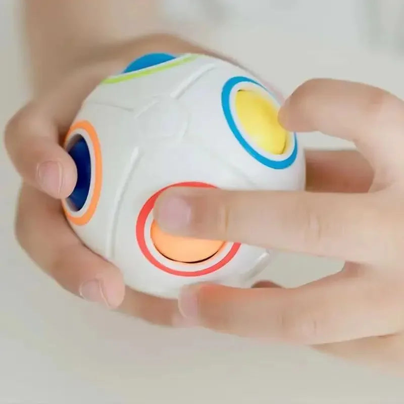 Magic Rainbow Puzzle Ball – Color Matching Brain Teaser Fidget Toy
