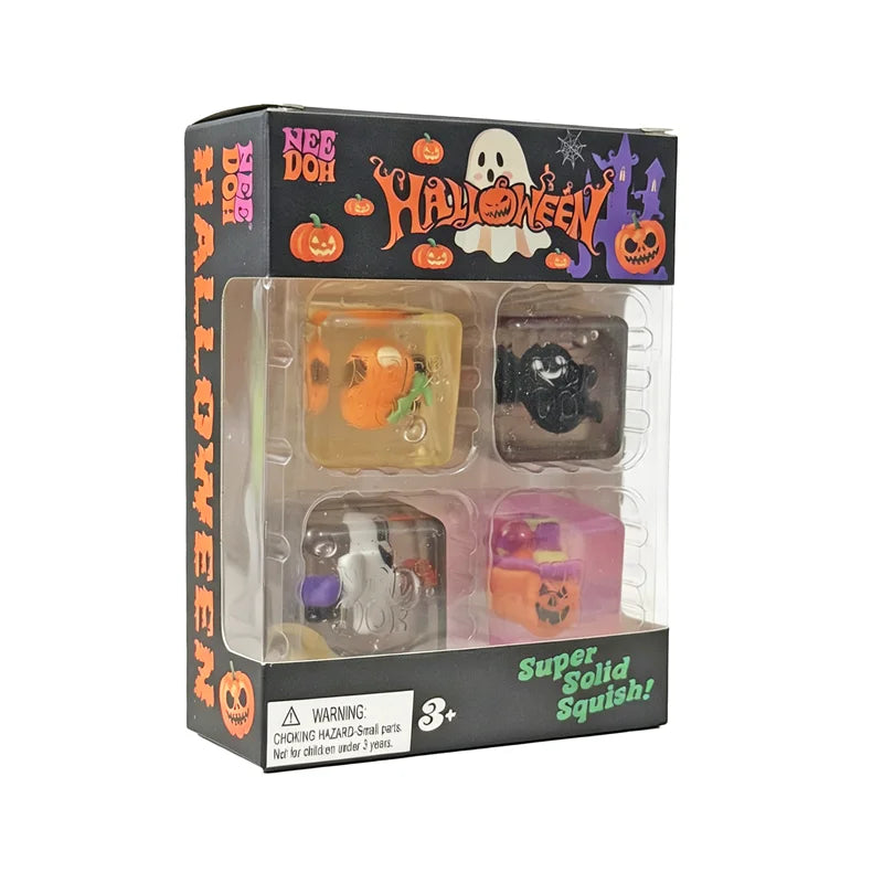 NeeDoh Nice Cube 4-Pack – Slow-Rebound Sensory Fidget Toys