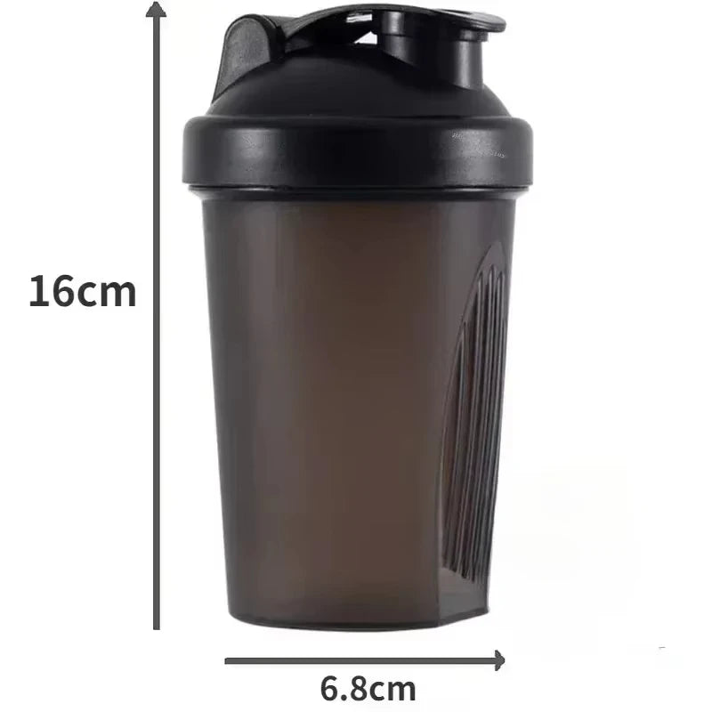 🥤💪 400ML Protein Shaker Bottle – BPA Free with Stainless Ball