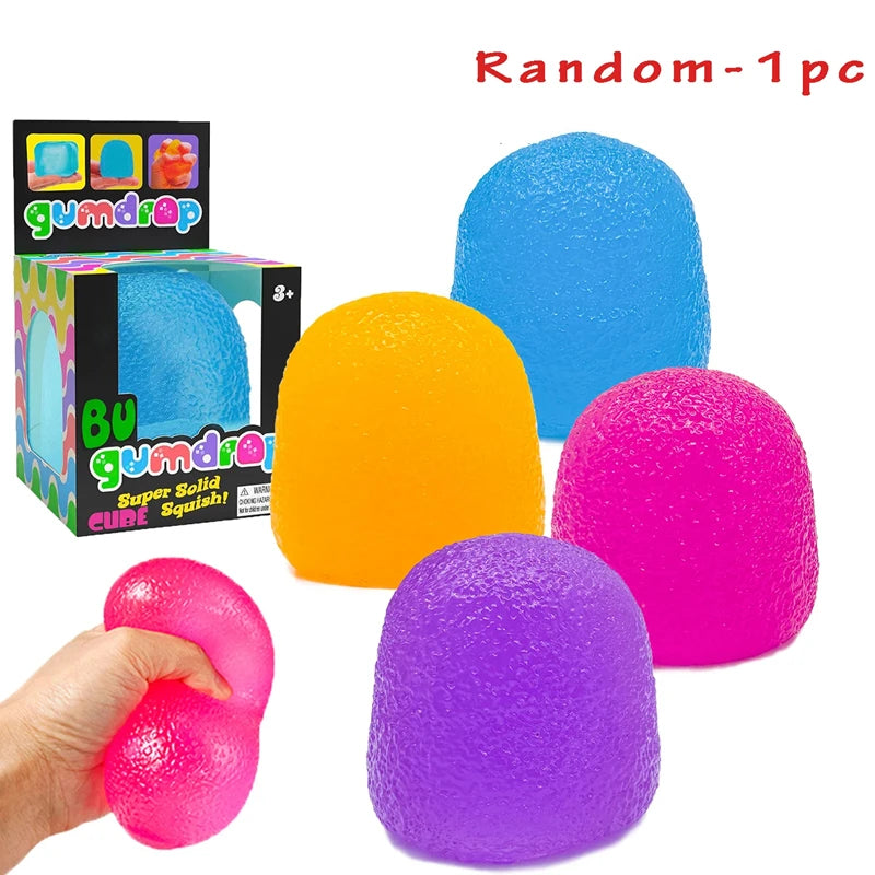 Colorful Maltose Squishy Ball – Soft Slow-Rebound Animal Fidget Toy