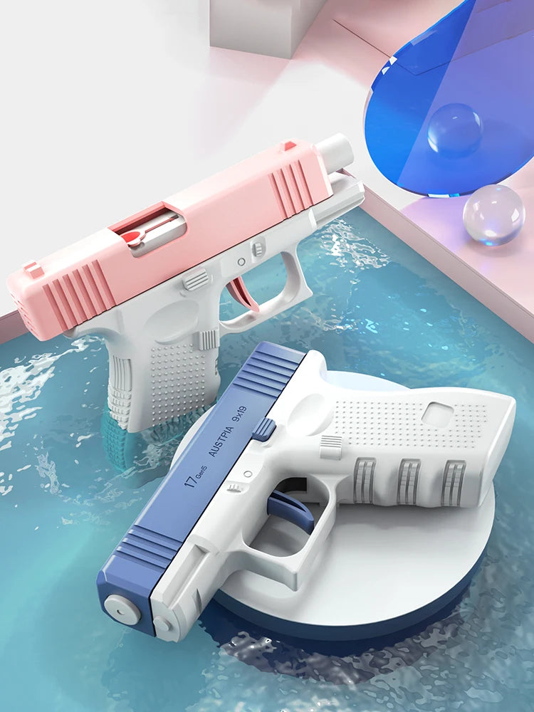 High‑Pressure Water Gun Toy – Non‑Electric Automatic Water Blaster for Kids & Adults | Long‑Range 32.8 ft Shooting | Summer Beach & Pool Water Pistol | 3C & CE Certified
