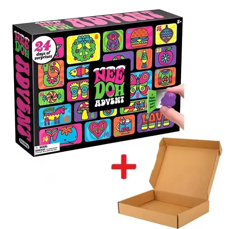 2026 NeeDoh Advent Calendar – Christmas Surprise Fidget Toy Set