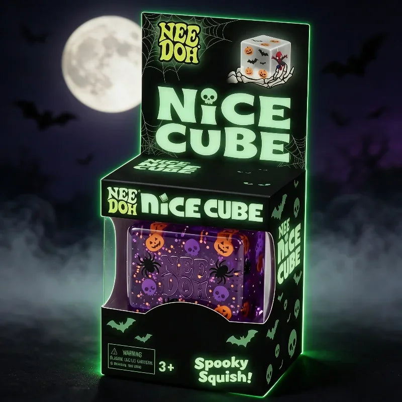 NeeDoh Halloween Sensory Toy – Spider & Pumpkin Squishy