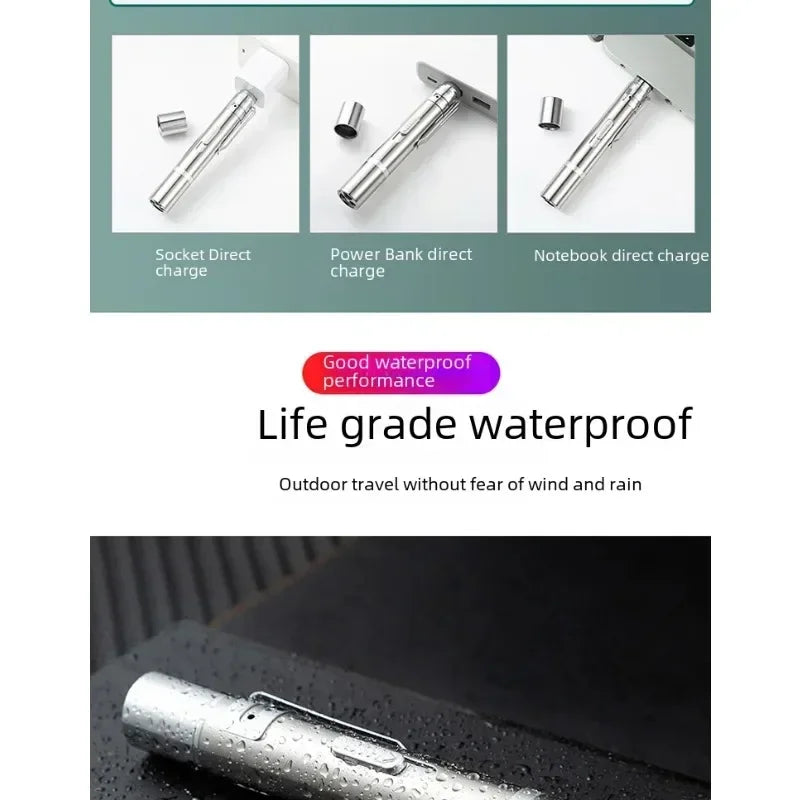 🐱🔴 USB Rechargeable Infrared Laser Cat Toy – Multifunction Interactive Stick