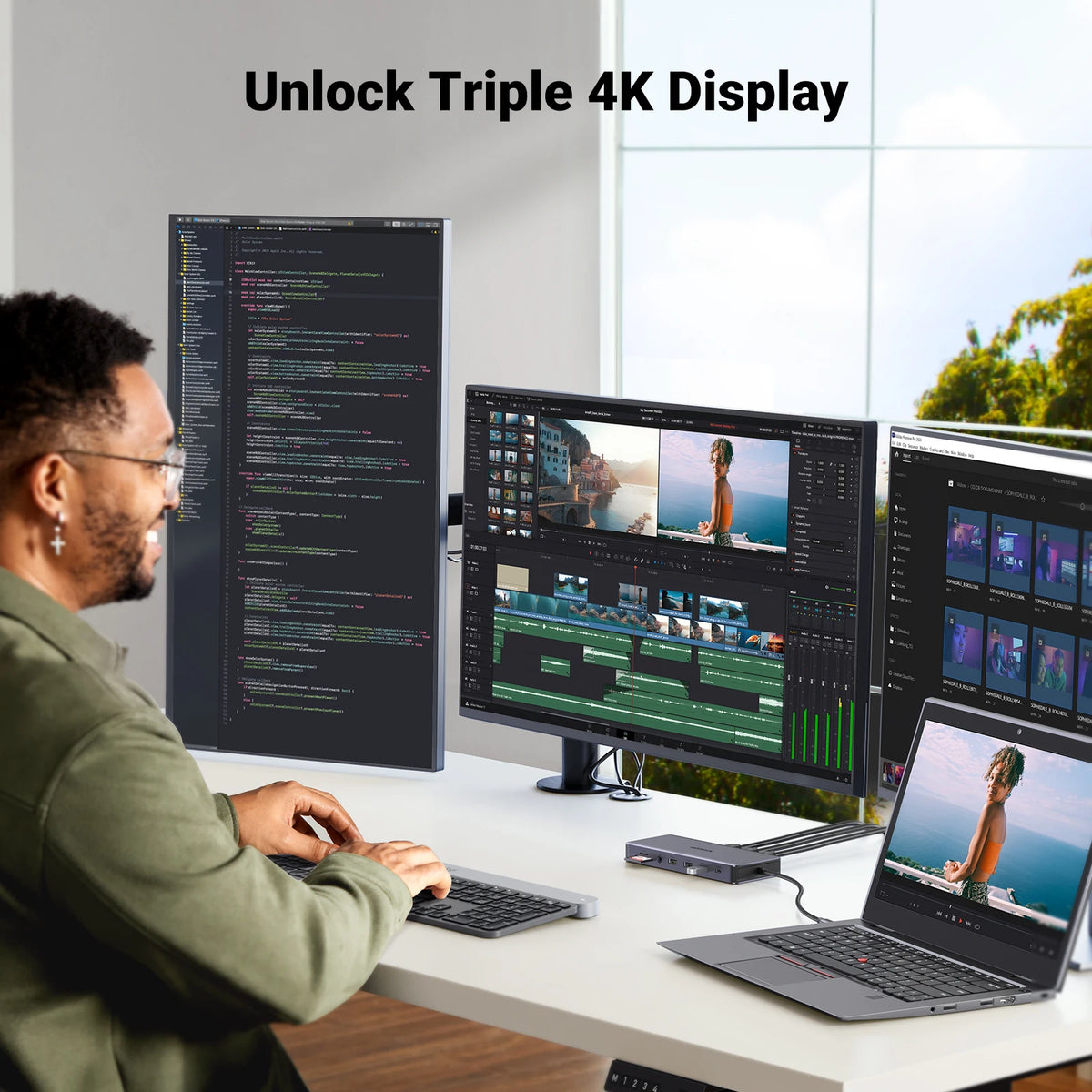 💻🚀 UGREEN 13-in-1 USB-C Hub – Triple Display 4K60Hz Dock