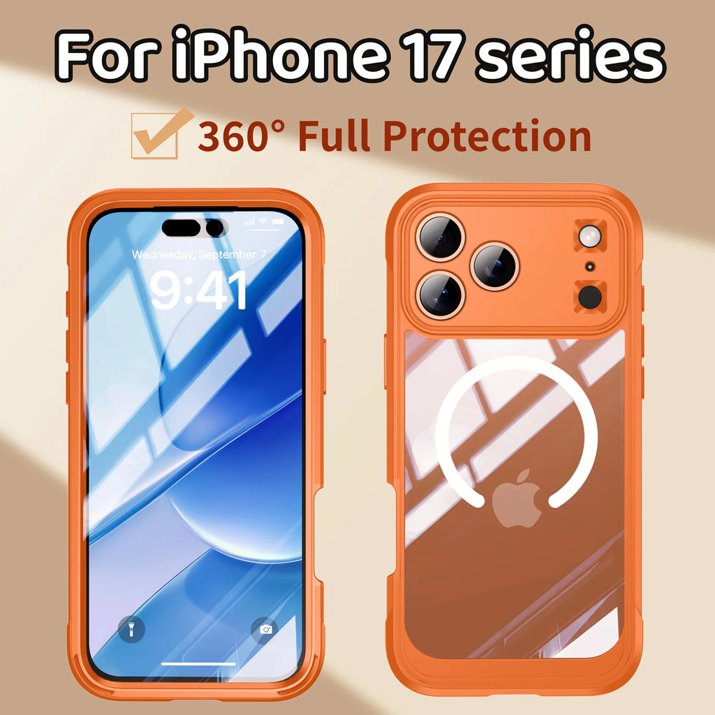 🧲📱 Durable Non-Slip Magnetic Wireless Charging Case for iPhone 17 Series