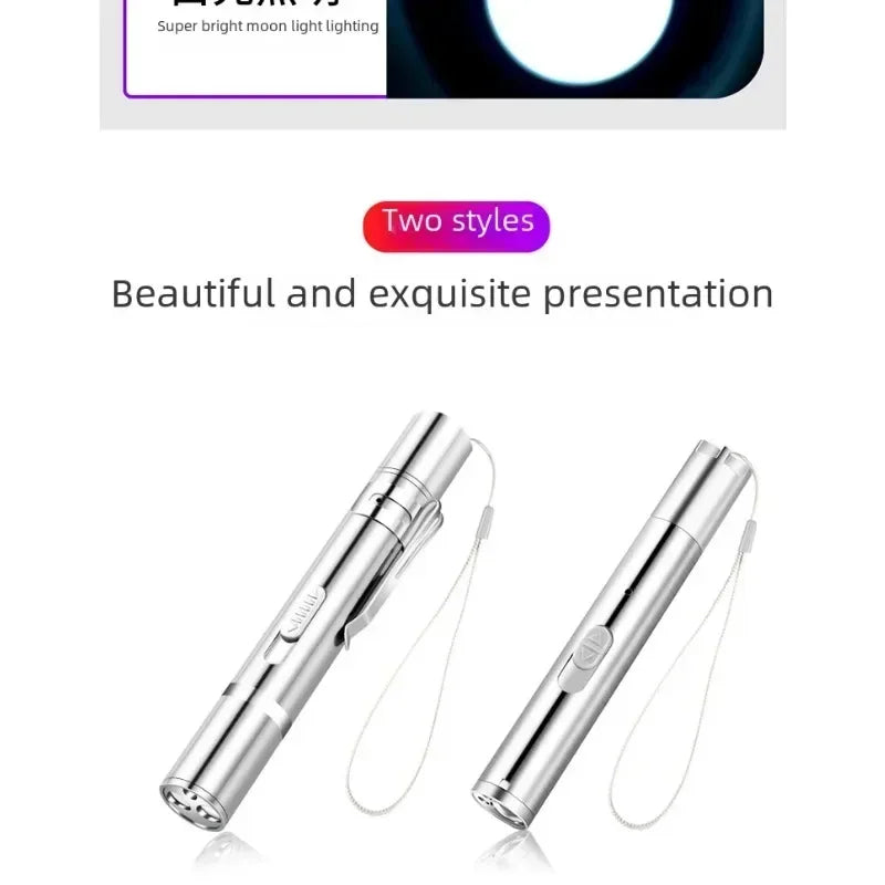 🐱🔴 USB Rechargeable Infrared Laser Cat Toy – Multifunction Interactive Stick