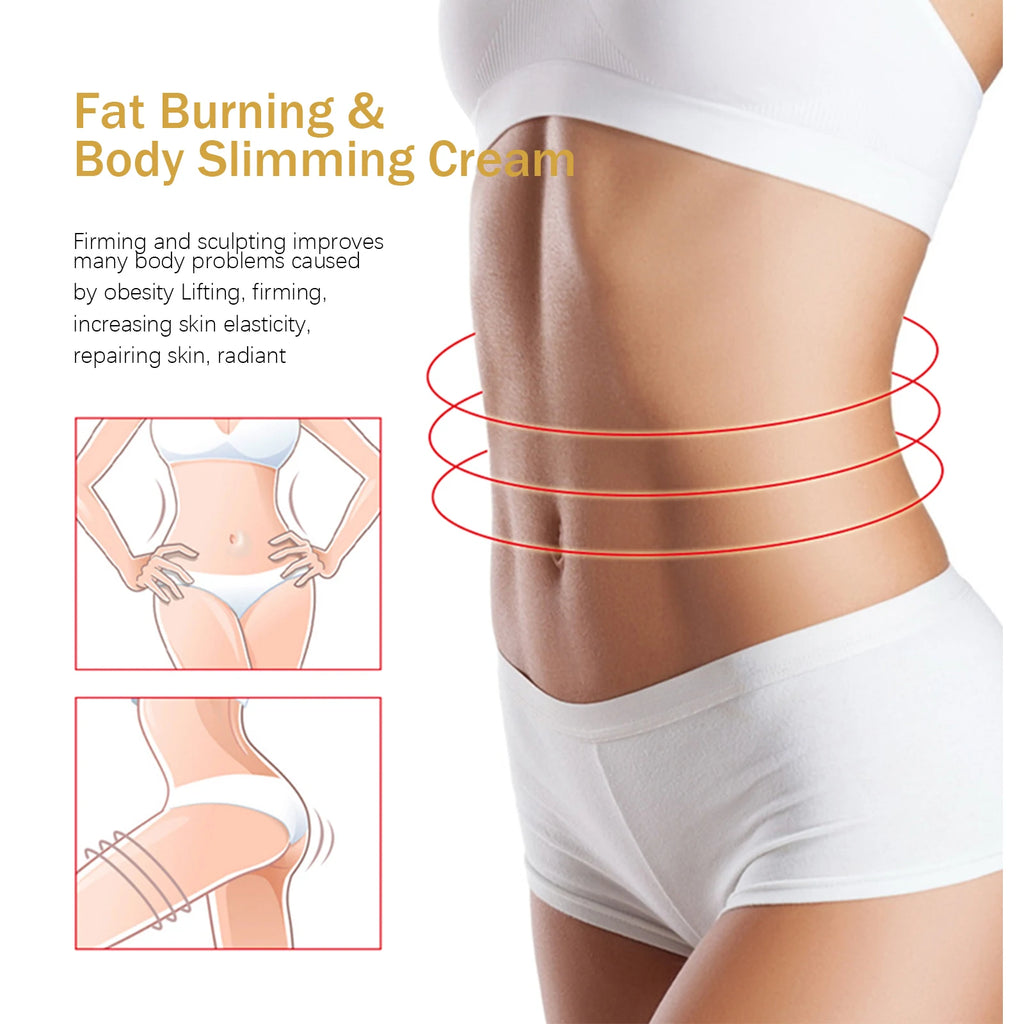 🔥🌿 Ginger Slimming Cream – Fat Burning & Body Contouring | Boost Metabolism & Firm Hydrated Skin