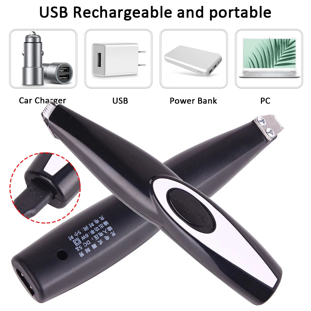 Electric Pet Clipper Grooming Kit – Rechargeable Professional Trimmer for Dogs & Cats
