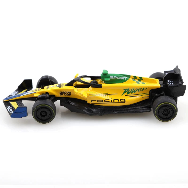 (Bagged) 1.43 Alloy Model Racing Car Toy, Exquisite Formula Alloy Pullback Racing Car, Children's Toy, Best Birthday Gift.