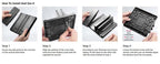 💻📚 Dual-Slot Vertical Laptop Stand – Adjustable Desktop Dock