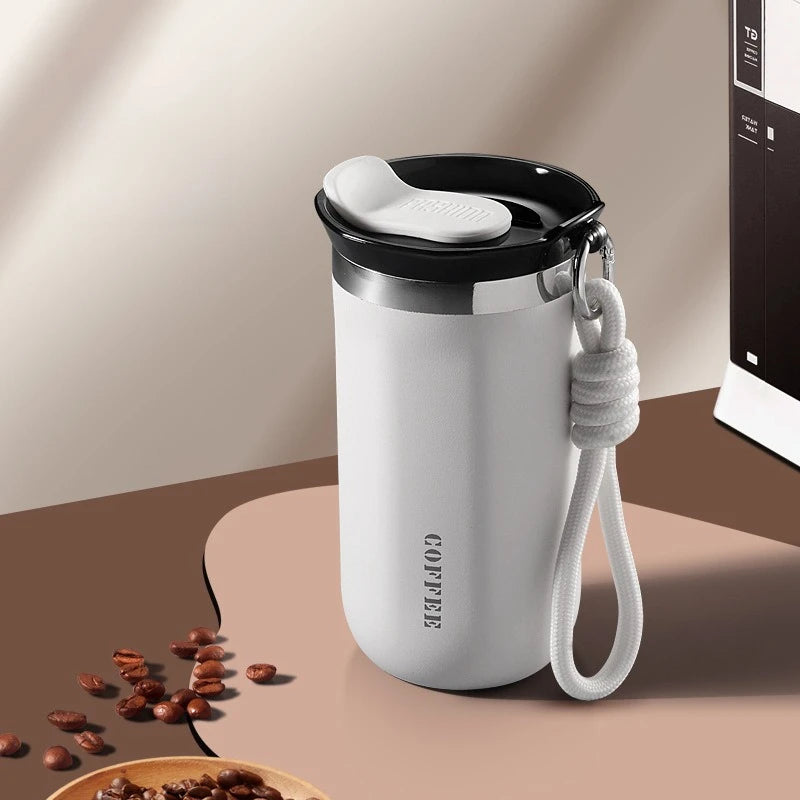 Stainless Steel Vacuum Flask – Insulated Hot & Cold Travel Mug Coffee Cup ☕✨
