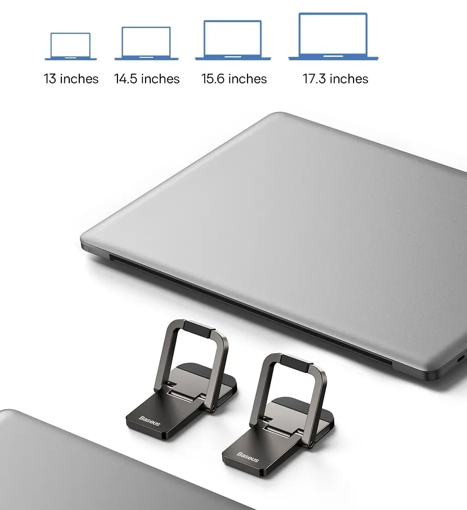 💻📐 Baseus Foldable Laptop Stand – Adjustable Portable Cooling Riser