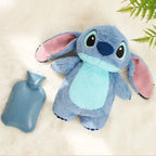 Stitch Plush Hot Water Bottle – Extra Large Hand Warmer & Cozy Gift 💙✨