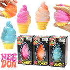 NeeDoh Nice Cream Cone – Creamy Squeeze Fidget Toy