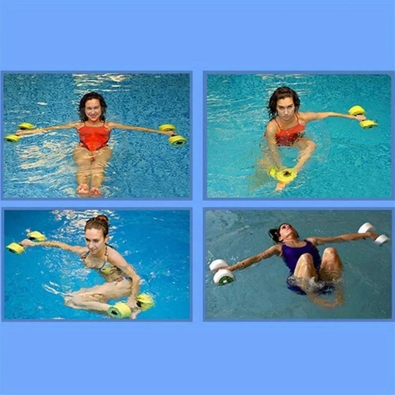 2pcs water dumbbell water sports mens and womens fitness dumbbell water fitness sports swimming fitness water sports