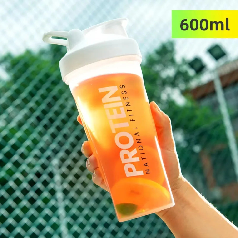 🥤💪 Protein Shaker Cup 400/600/650ml – Leakproof with Metal Stirrer