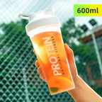 🥤💪 Protein Shaker Cup 400/600/650ml – Leakproof with Metal Stirrer