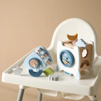 Montessori Educational Train or Rocket Toys Baby Busy Box Calculate Graphic Cognition Toys for Children Wooden Toys for Kids Baby Gift G8Central.com