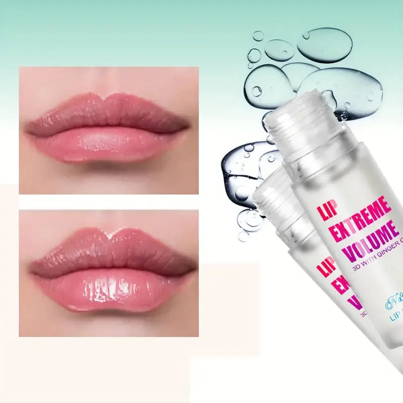 Ginger And Mint Lip Plumper Oil Radiant, Plumping Lip Volumizing Serum for Smoother, Fuller Lips for Youthful and Sexy Look