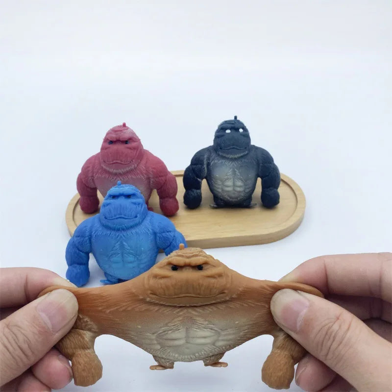 Funny Orangutan Squishy Toy – Mini Kawaii Animal Fidget Stress Relief Toy