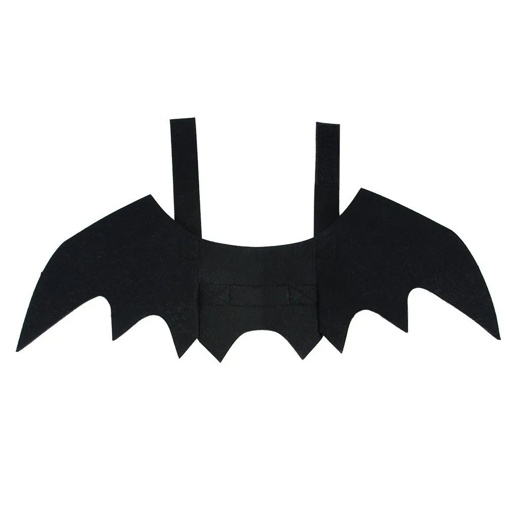 Black Bat Pet Costume Set – Halloween Mask & Wings