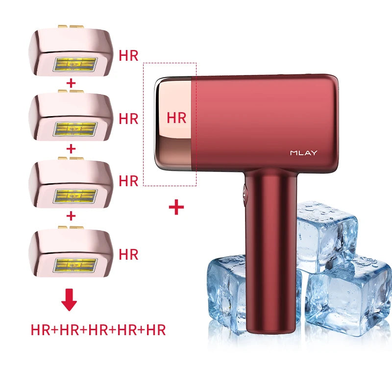 ✨ MLAY T14 IPL Hair Removal Device | ICE Cool Laser Epilator 3-in-1 ❄️ | 500,000 Flashes Permanent Hair Reduction for Body & Face