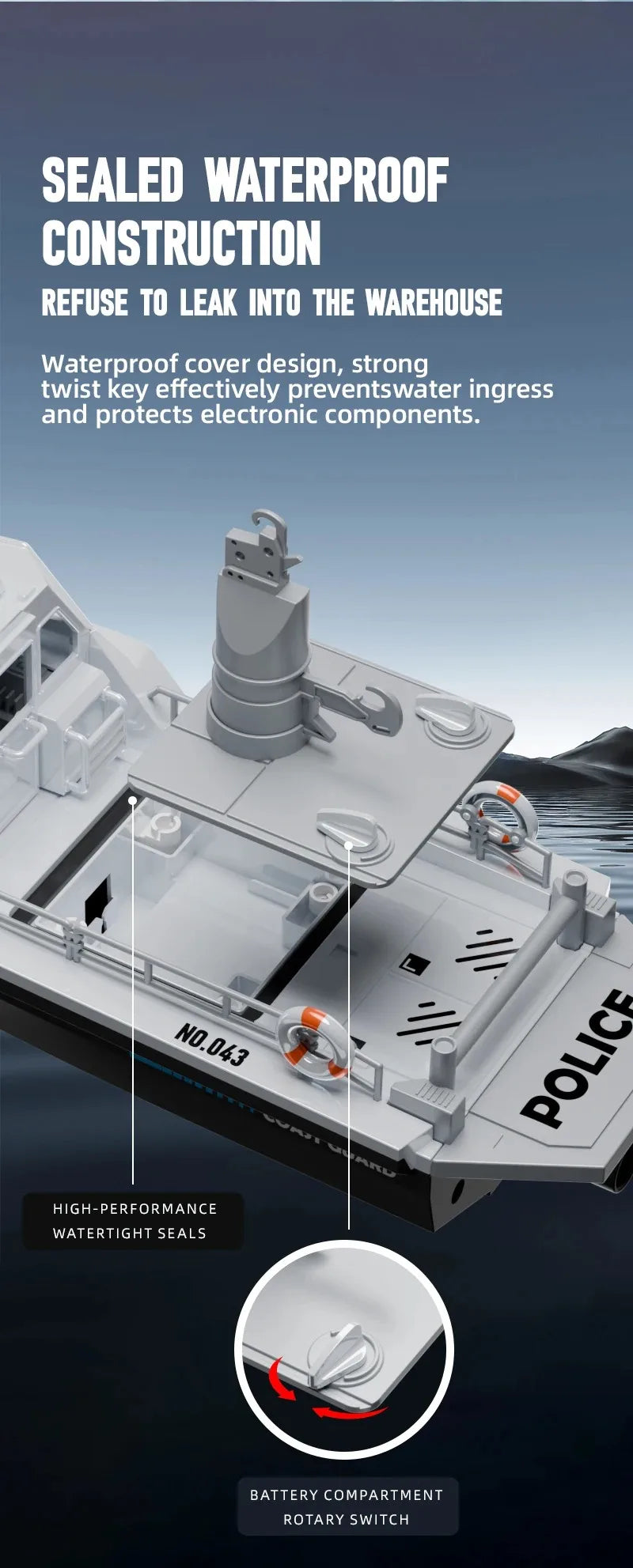 Brushless Jet 2.4G RC Boat TX693 Remote Control Boat Ship Brushless Motor Boat Model Electric Speedboat Toy Gift for Boys