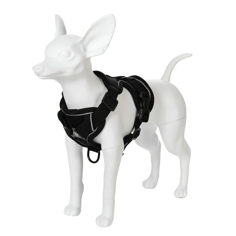 🐾🎽 Tactical Reflective Cat & Small Dog Harness with Leash