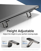 💻📐 Baseus Foldable Laptop Stand – Adjustable Portable Cooling Riser