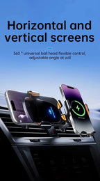 🚗📱 UYUXIO 15W Wireless Car Charger Air Vent Mount