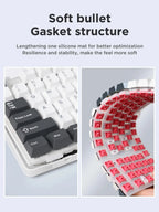 AULA F87 Pro Mechanical Keyboard – Tri-Mode Wireless RGB 87-Key