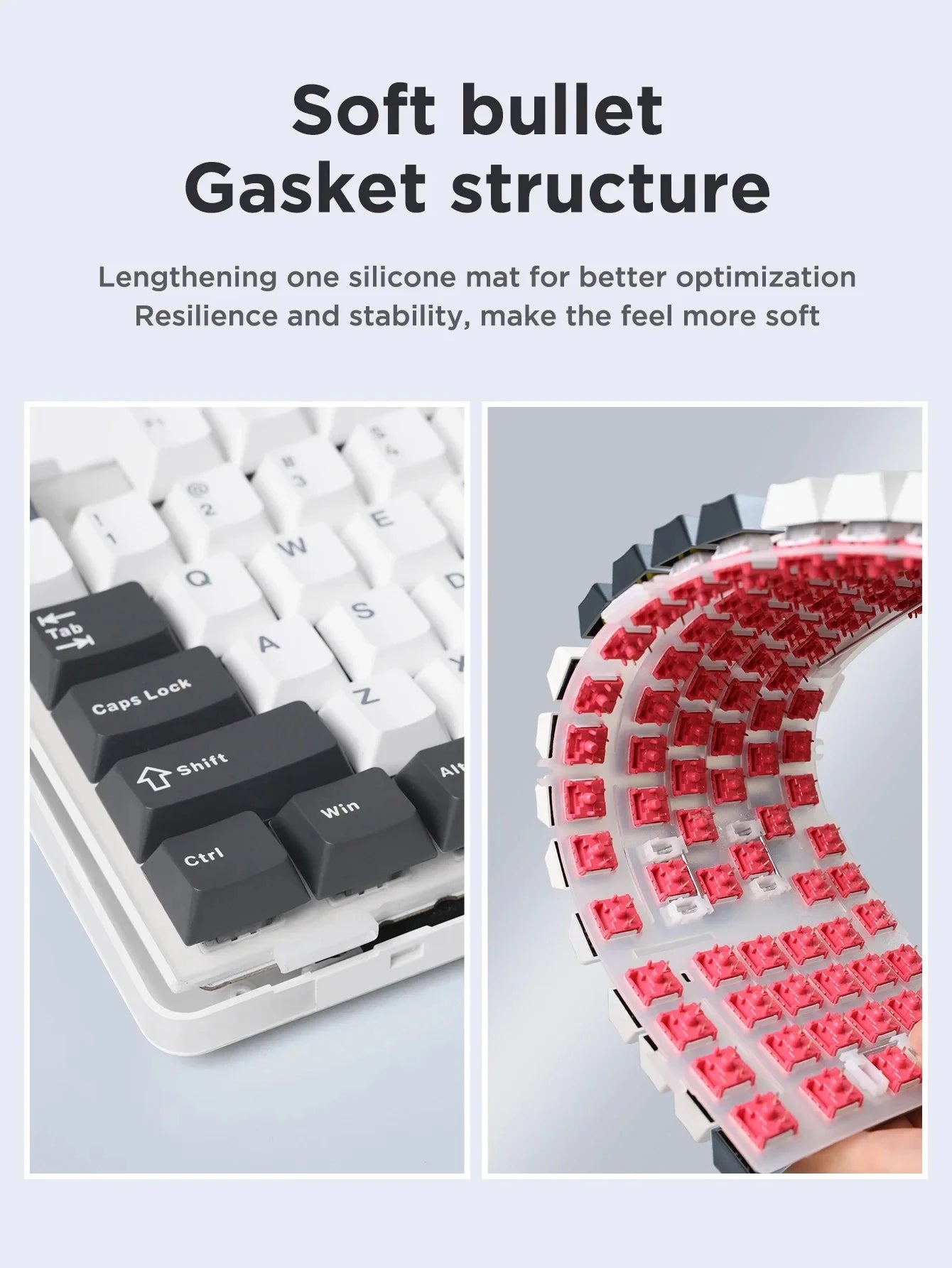 AULA F87 Pro Mechanical Keyboard – Tri-Mode Wireless RGB 87-Key