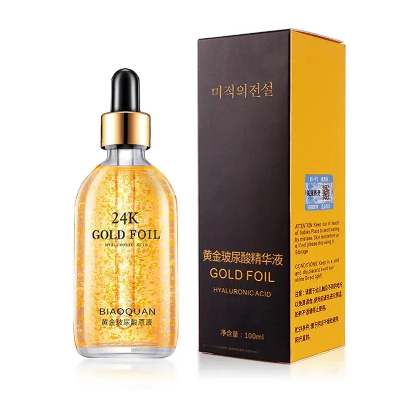✨💎 24K Gold Hyaluronic Acid & Nicotinamide Face Essence – Deep Hydration, Pore Care & Brightening Firming Serum✨💎 24K Gold Hyaluronic Acid & Nicotinamide Face Essence – Deep Hydration, Pore Care & Brightening Firming Serum