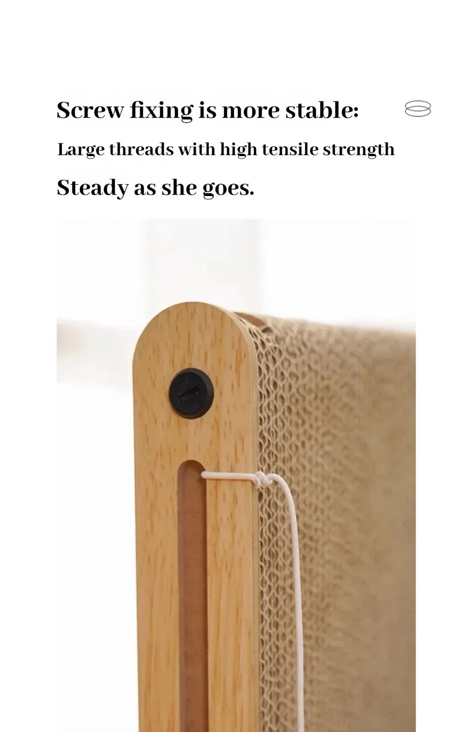 🐾📐 L-Shape Cardboard Cat Scratcher – Wear-Resistant Scratch Post